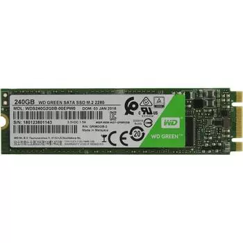 Накопитель SSD WD Green 240Gb (WDS240G2G0B)