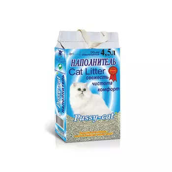 Наполнитель Pussy-cat 4.5 л Цеолит впитывающий