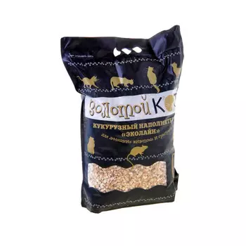 Наполнитель Золотой кот (кукурузный) 3 л для грызунов