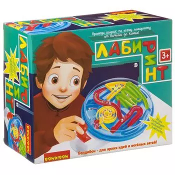 Настольная игра"Лабиринт"с джойстиком Bondibon ВВ3819