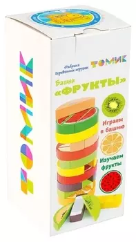 Настольная игра ТОМИК 1-98 Башня Фрукты