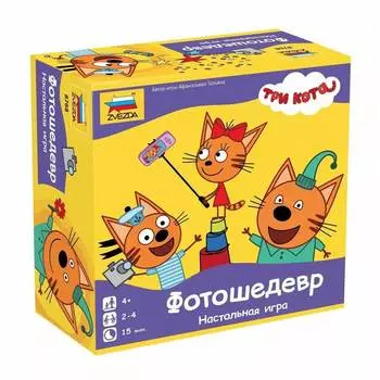 Настольная игра Звезда "Три кота. Фотошедевр" 8768