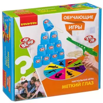 Настольная обучающая игра "Меткий глаз" Bondibon ВВ3445