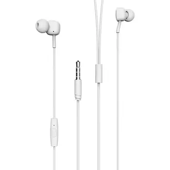 Наушники Borofone BM34 Intelligent Universal Earphones - White