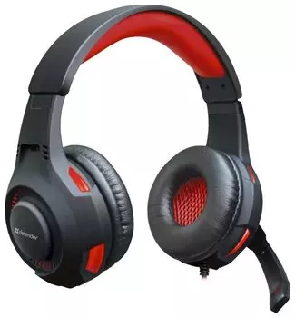 Наушники Defender Warhead G-450 Black/Red (64146)