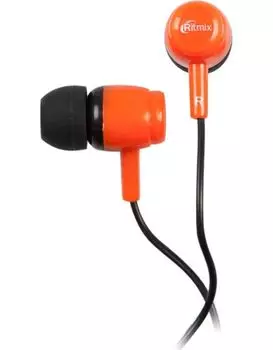 Наушники Ritmix RH-020 Black-Orange