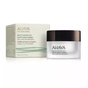 Ночной крем для лица, шей и декольте Ahava Beauty Before Age, 50 мл, для подтяжки