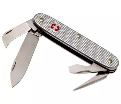 Нож Victorinox Pioneer, 93 мм, 6 функций, серебристый