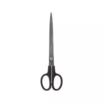 Ножницы BRAUBERG "Standard" 230 мм, классической формы, черные, 237098