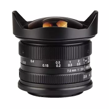 Объектив 7artisans Micro 4/3 7.5 mm f/2.8 Fisheye Black