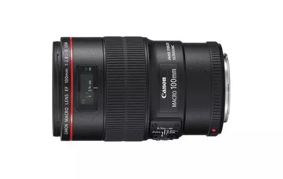 Объектив Canon EF IS USM (3554B005) 100мм f/2.8L Macro черный