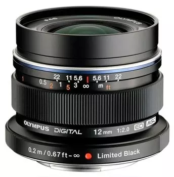 Объектив Olympus M.Zuiko Digital ED 12 mm f/2.0 for PEN Black