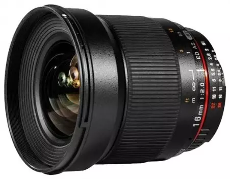 Объектив Samyang Canon MF 16 mm F/2.0 ED AS UMS CS