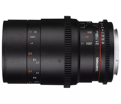 Объектив SAMYANG MF 100mm T3.1 ED UMC Macro VDSLR Canon