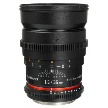 Объектив SAMYANG MF 35mm T1.5 ED AS UMC VDSLR II Micro 4/3