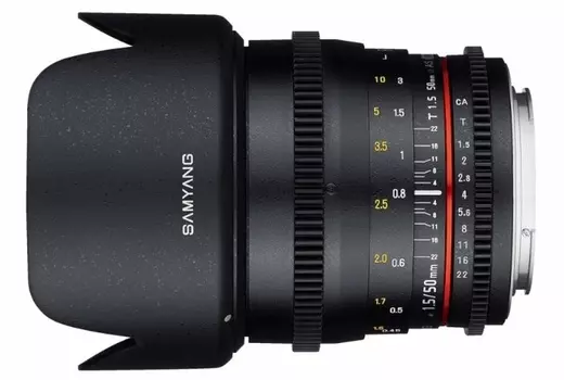 Объектив SAMYANG MF 50mm T1.5 AS UMC VDSLR Sony E (NEX)