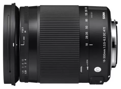 Объектив Sigma AF 18-300 mm F/3.5-6.3 DC Macro OS HSM Canon