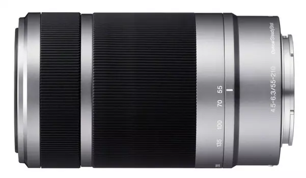 Объектив Sony 55-210 mm f:4.5-6.3 E (SEL-55210), серебристый