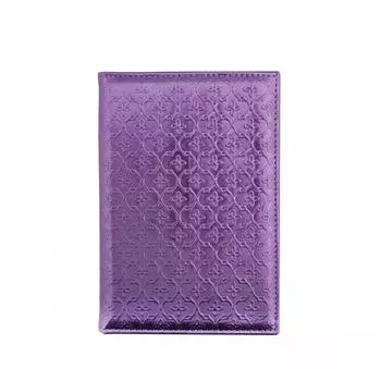Обложка для автодокументов Zinger Metallik CAE-304-3, фиолетовая