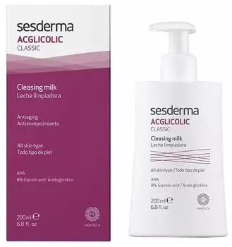 Очищающее молочко SESDERMA Acglicolic Classic, 200 мл