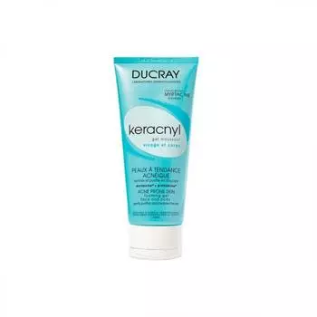 Очищающий гель для лица и тела Ducray Keracnyl, 200 мл, для проблеймной кожи