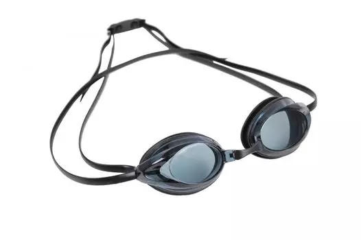 Очки для плавания, серия "Спорт", черные, цвет линзы - серый (Swimming goggles)