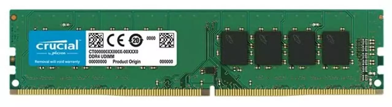 Оперативная память Crucial 8GB DDR4 DIMM (CT8G4DFS8266)