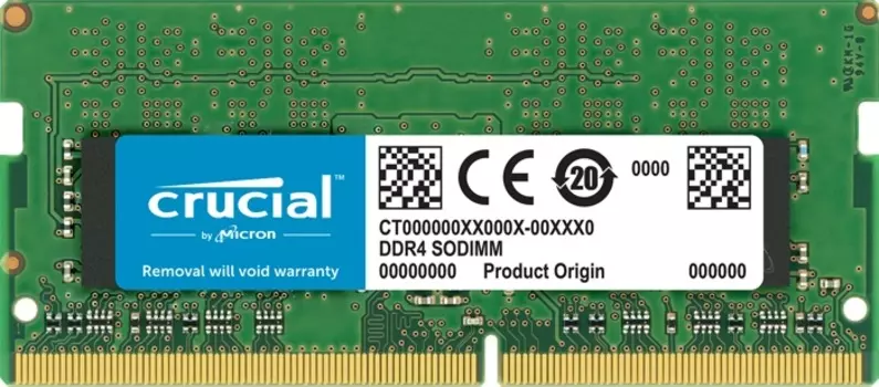 Оперативная память Crucial DDR4 16Gb 2666MHz (CT16G4S266M)