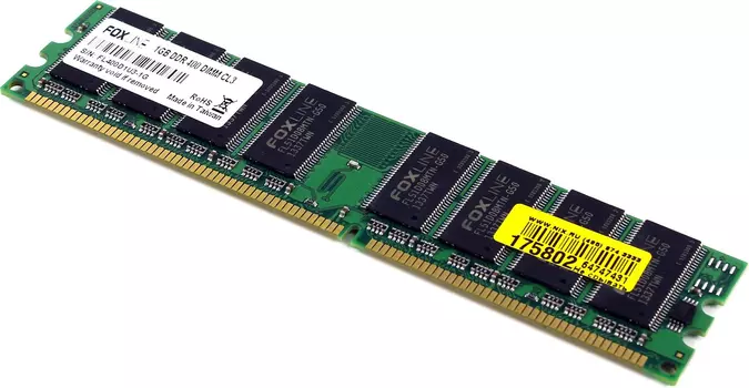 Оперативная память Foxline 1GB DDR DIMM (FL400D1U3-1G)