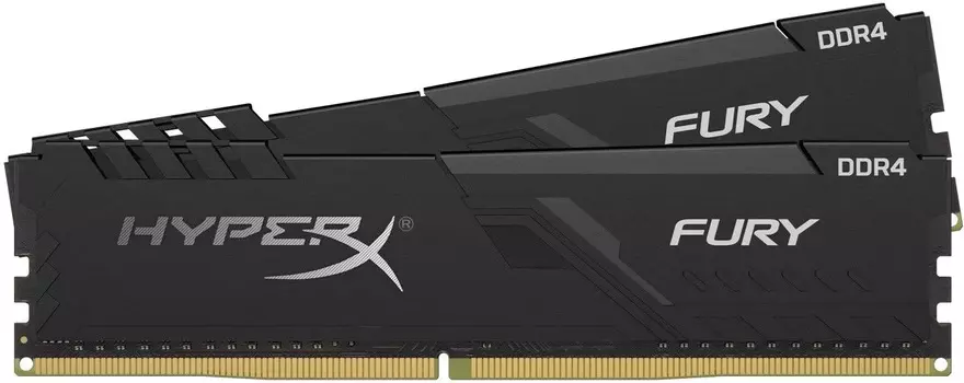 Оперативная память Kingston DDR4 8GB 2400MHz HyperX FURY Black (HX424C15FB3/8)