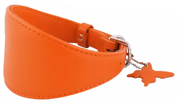 Ошейник COLLAR Glamour 34657 для борзых собак без украшений розовый 15 мм*26-32 см