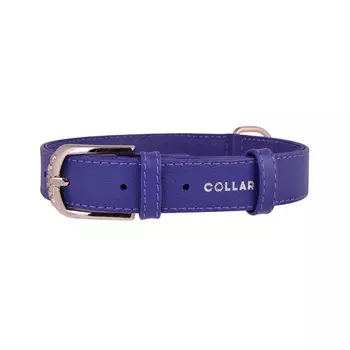 Ошейник для собак COLLAR Glamour 32569 без украшений фиолетовый 12 мм*21-29 см