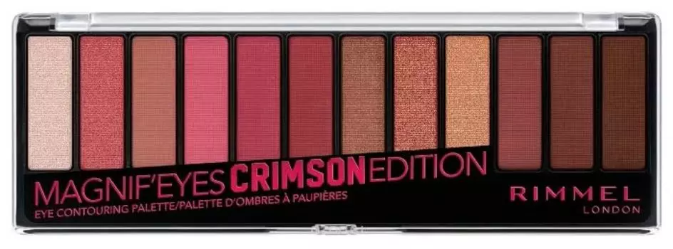 Палетка теней Rimmel Magnif Crimson тон 007