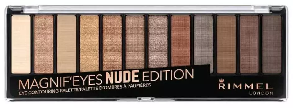 Палетка теней Rimmel Magnif`eyes Nude тон 001