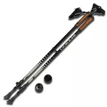 Палки для скандинавской ходьбы Indigo SL-602 85-135 см Black