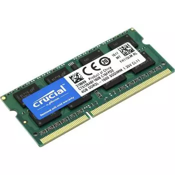 Память для ноутбука DDR3L Crucial 4Gb 1600MHz (CT51264BF160B)