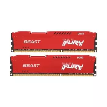 Память оперативная DDR3 Kingston Fury Beast 16GB 1866MHz (KF318C10BRK2/16)