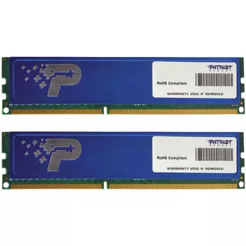 Память оперативная DDR3 Patriot Signature Kit 8Gb (4GBx2) 1600MHz (PSD38G1600KH)