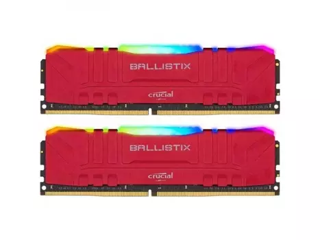 Память оперативная DDR4 Ballistix RGB Red 32Gb (2x16Gb) 3000MHz (BL2K16G30C15U4RL)