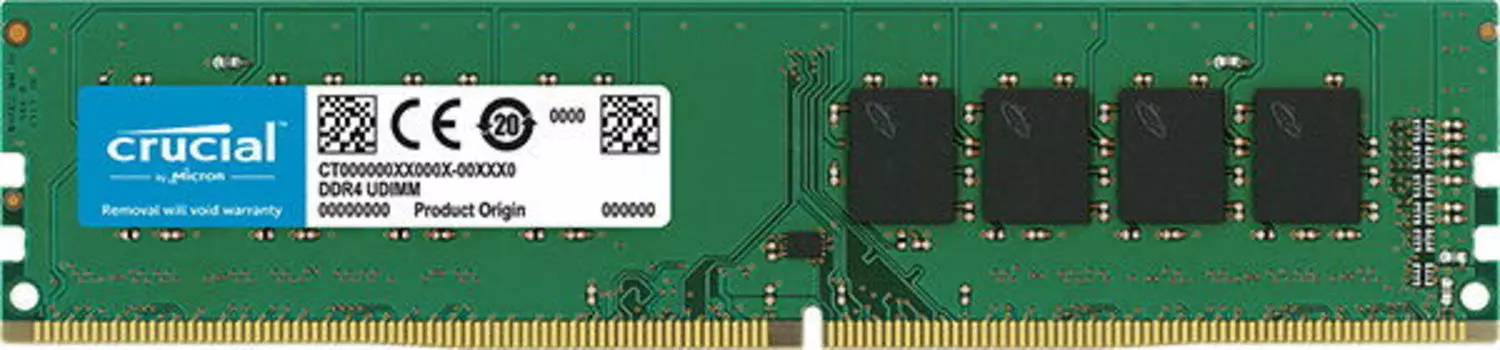 Память оперативная DDR4 Crucial 16Gb 2666MHz (CT16G4DFS8266)