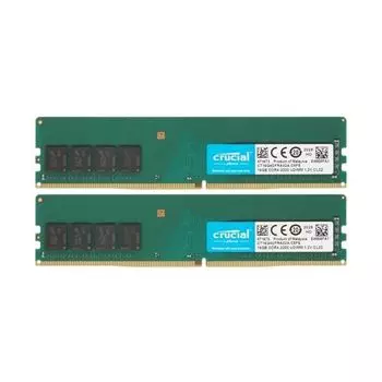 Память оперативная DDR4 Crucial 32Gb (16Gbx2) 3200MHz (CT2K16G4DFRA32A)