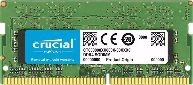 Память оперативная DDR4 Crucial 8Gb 2400MHz (CB8GS2400)