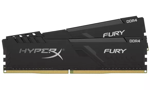 Память оперативная DDR4 Kingston HyperX Fury Black 64Gb (2x32Gb) 3600MHz (HX436C18FB3K2/64)