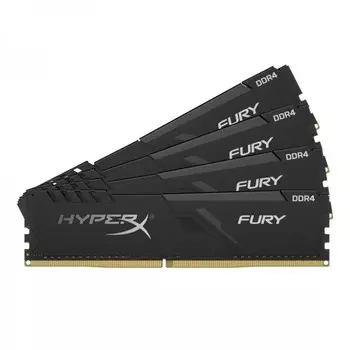 Память оперативная DDR4 Kingston HyperX Fury Black 64Gb (4x16Gb) 3000MHz (HX430C15FB3K4/64)