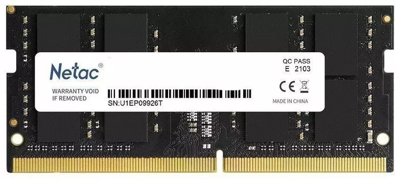 Память оперативная DDR4 Netac 16Gb 2666Mhz (NTBSD4N26SP-16)