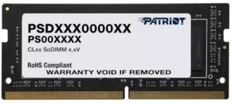 Память оперативная DDR4 Patriot Memory 4Gb 2666MHz (PSD44G266682S)