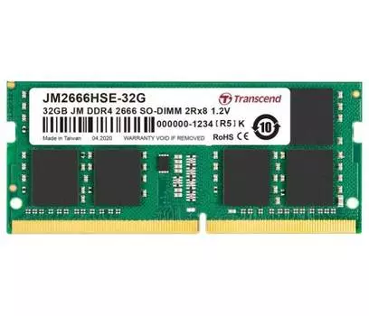 Память оперативная DDR4 Transcend 32Gb 2666MHz (JM2666HSE-32G)
