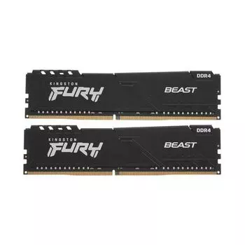 Память оперативная DDR 4 Kingston FURY Beast 64Gb 2666Mhz (KF426C16BBK2/64)