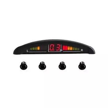 Парковочный датчик INTERPOWER IP-416(4 датчика) black