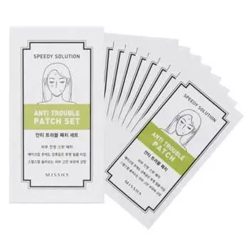 Патч для лица Missha Speedy Solution Anti Trouble Patch Set 8шт